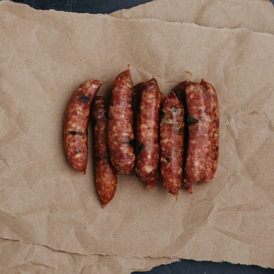 Smoked pork sausage links- Maple/Blueberry