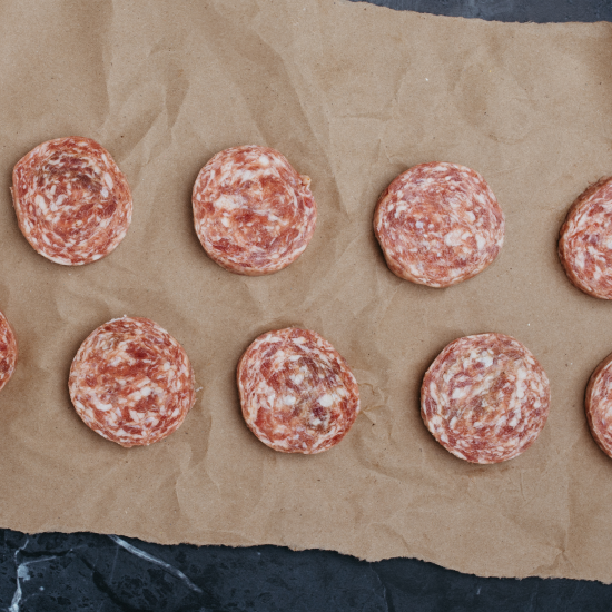 Pork patties- Bite size saus