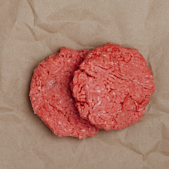 Ground beef 1/4 lb patties- Dill Pickle