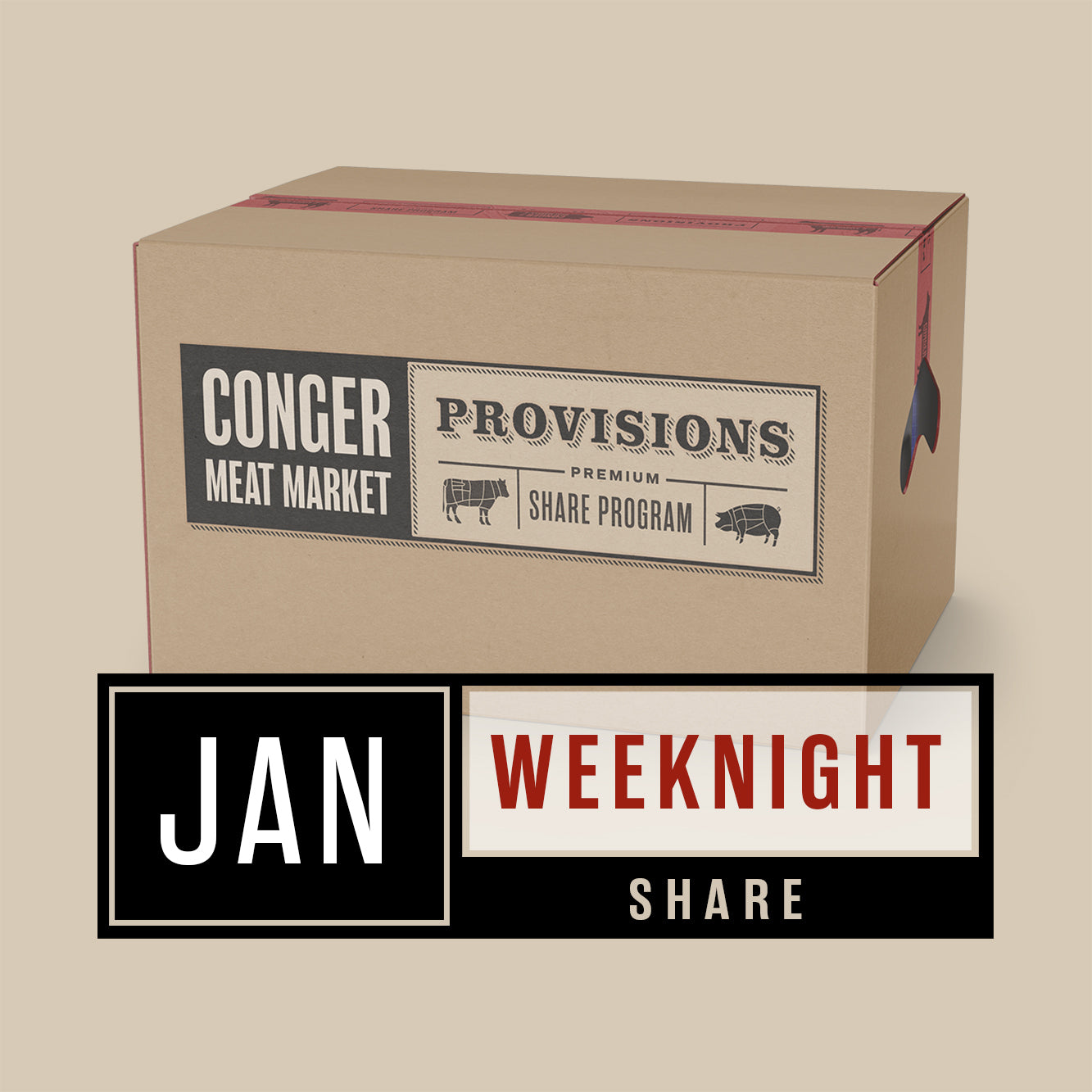 January Weeknight Share