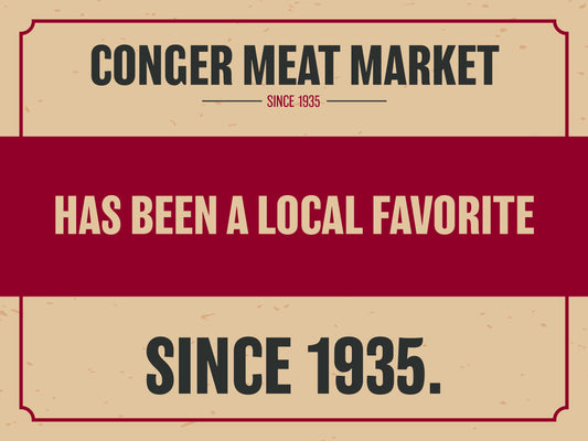 Conger Meat Market: A Legacy of Community and Quality Meat (1935-Present)