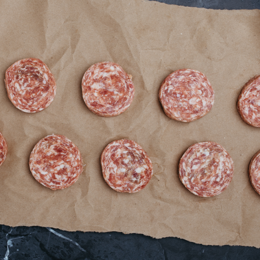 Pork patties- Bite size saus