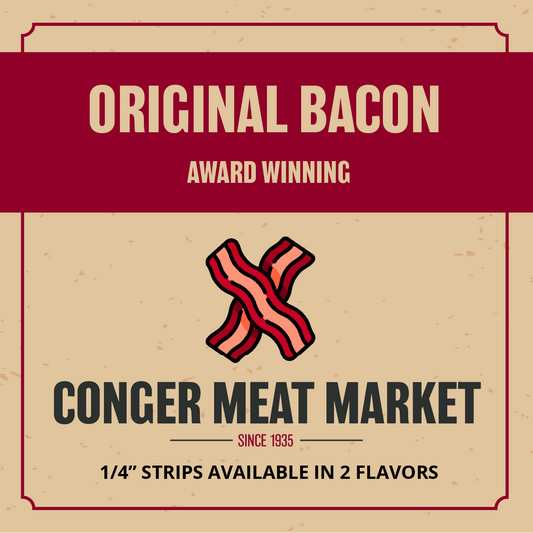 Award Winning Original Bacon from Conger Meat Market | Locally Raised | Farm to Fork