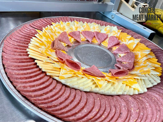 Meat and Cheese Tray | Large Size | Feeds 20 People | Conger Meats | Conger, MN |