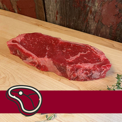 New York Strip from Conger Meat Market | Farm to Fork | Locally Raised | Conger, MN