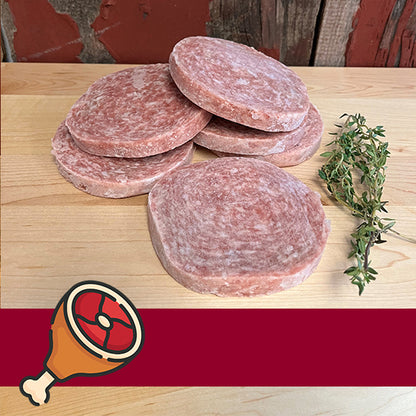 Plain Pork Patties from Conger Meat Market | Farm to Fork | Locally Raised | Conger, MN